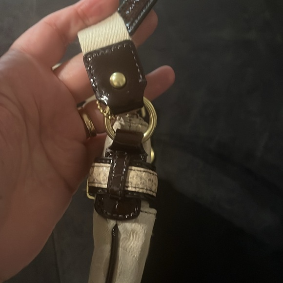 Coach Crossbody Purse with Python details - Picture 15 of 16